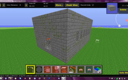 The End Portal Room schematic - building