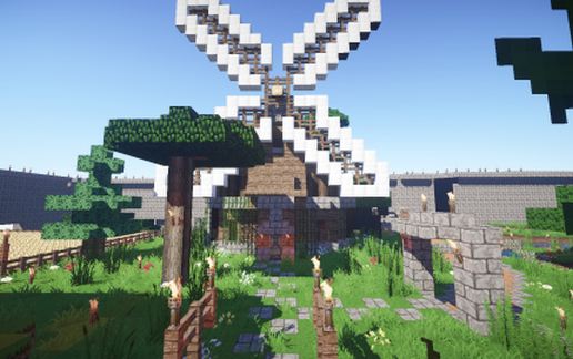 Medieval Small Windmill schematic - building