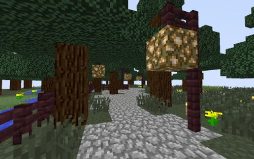 Pathway Garden schematic - building