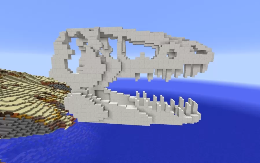 Tyrannosaurus Skull schematic - building