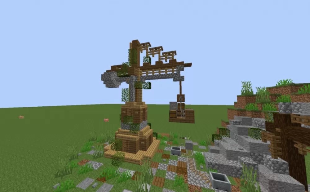 Medieval Mine schematic - building