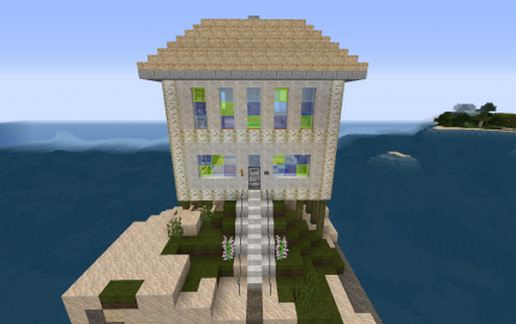 Modern beach house