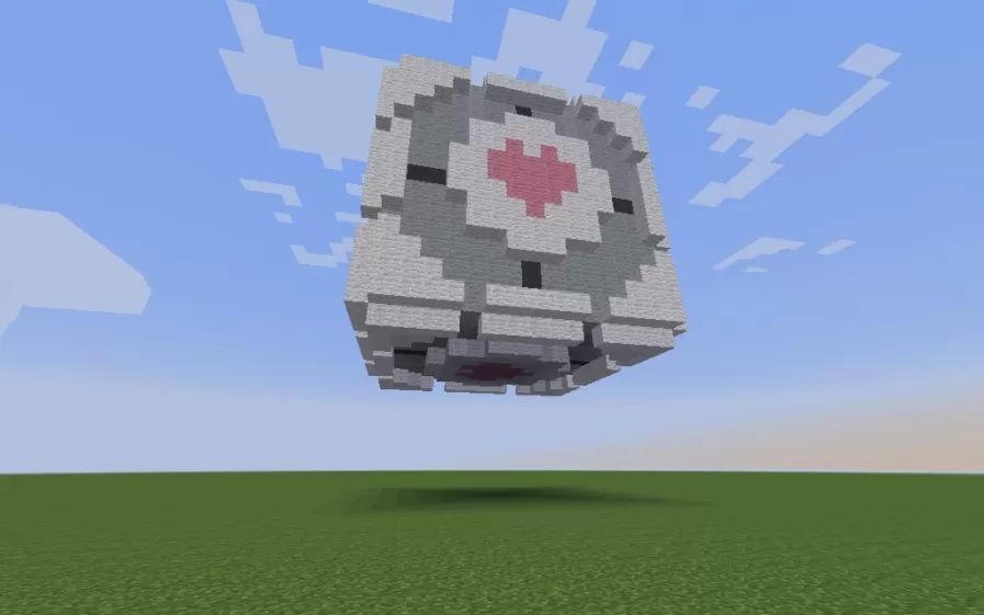 Companion Cube schematic - building