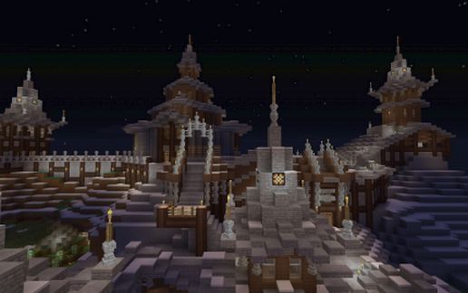 castle fantasy schematic - building