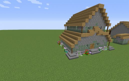 Cobblestone Library schematic - building