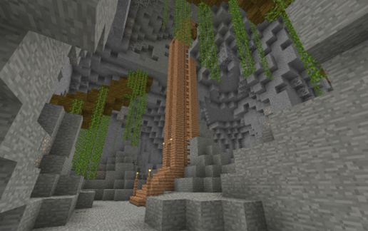Mining Tree House (Facing South) schematic - building