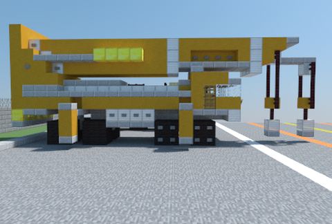 Heavy Duty Crane Truck schematic - building