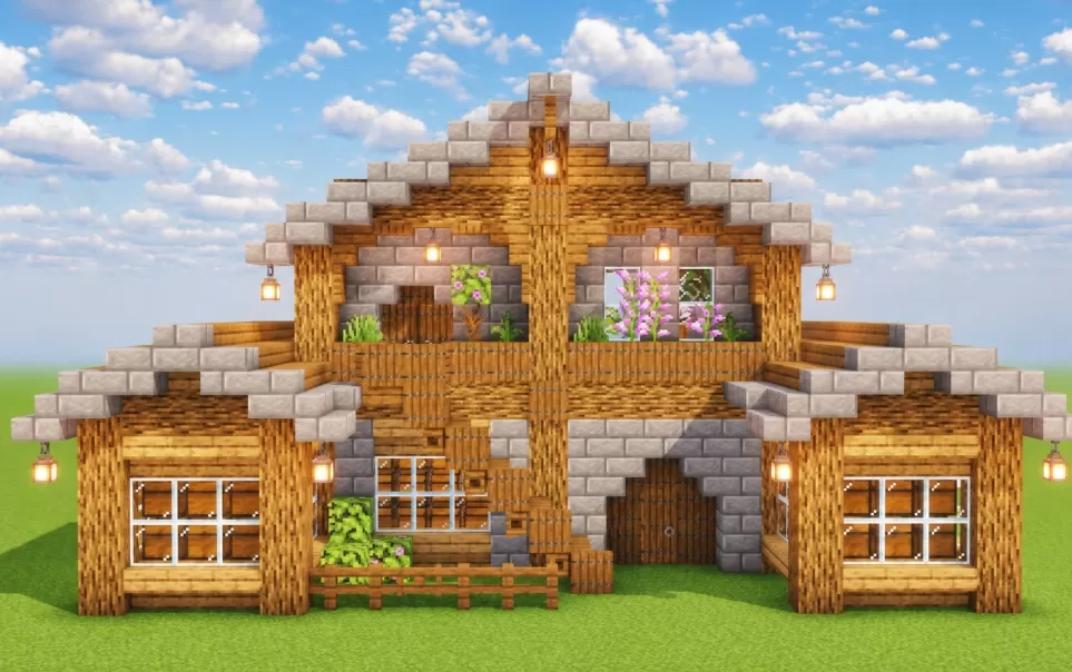 Cozy Small Medieval House schematic - building