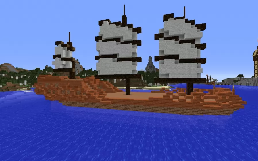 Chinese Junk schematic - building