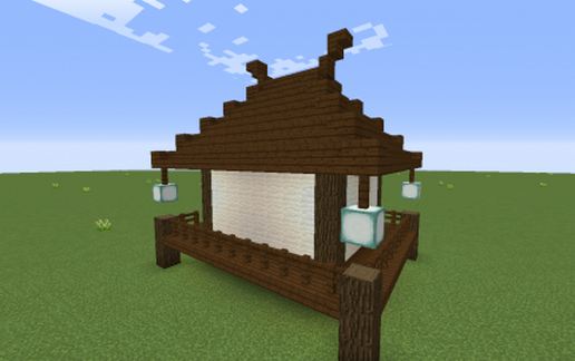 Small Asian Style House schematic - building