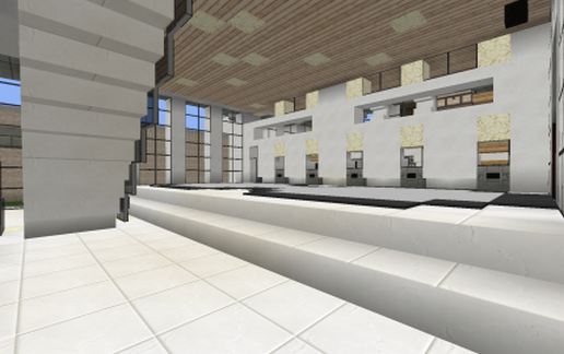 Bank furnished