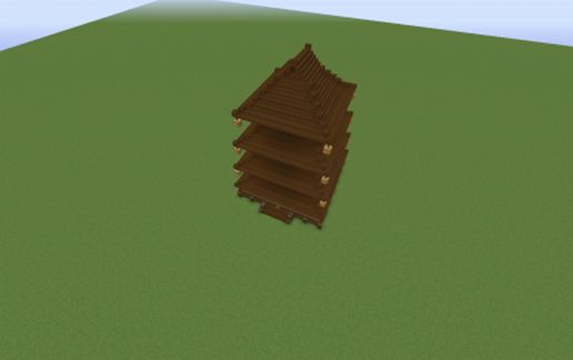 Asian 4 Storey Pagoda New Version