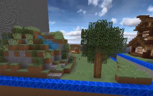 Minecraft HCF schematic - building