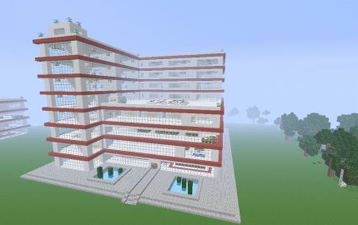 Huge Modern Hospital! schematic - building