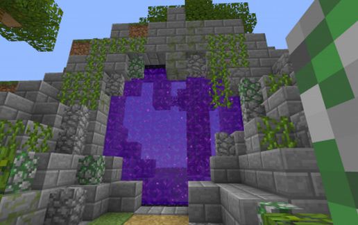 nether portal schematic - building