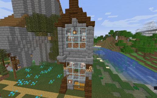 Auto Farm (Wool) v2.0 schematic - building