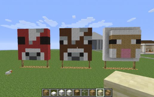 Animal Faces! schematic - building