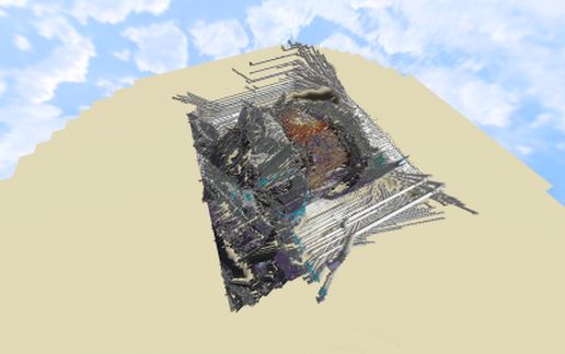 Master Chief Map Art schematic - building
