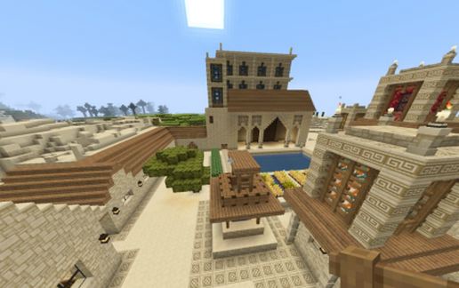 Alhambra Desert Village schematic - building