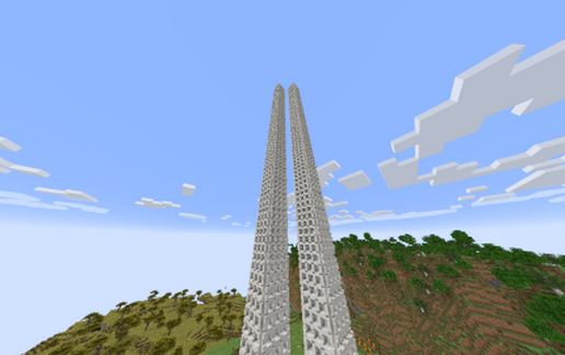 Skyscraper schematic - building