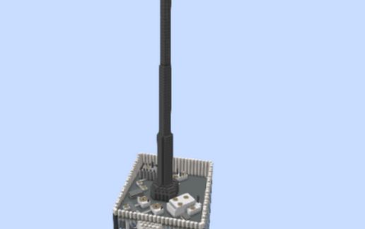 Platinum Residential Tower (Partly furnished, with interior) schematic - building