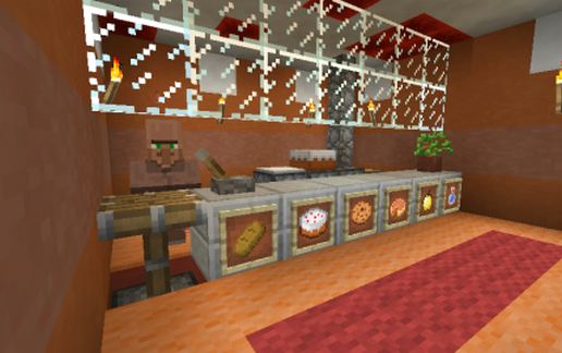 Cake Cafe schematic - building
