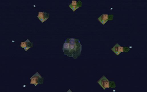SkyWars 8/8 Villagers schematic - building