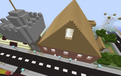Town hall schematic - building