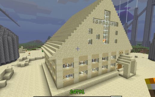 sandstone church schematic - building