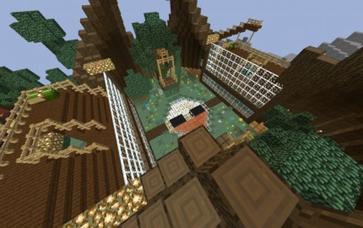 Grass/Bug Pixelmon Gym schematic - building