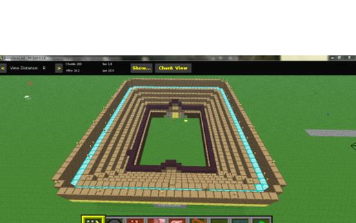 mob vs golem arena schematic - building