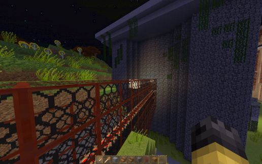 long track for minecarts schematic - building