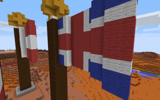 Iceladic flag schematic - building