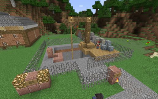 Simple Mine schematic - building