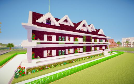 House Fully Decorate schematic - building