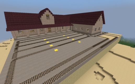 Switching Train Station schematic - building