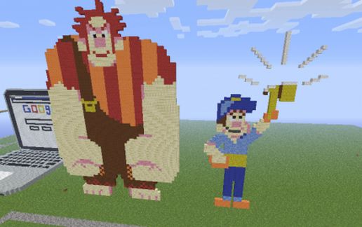 Wreck it Ralph and Fix it Felix - By Cybersneeze schematic - building
