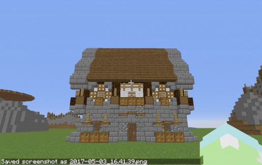 medieval house schematic - building