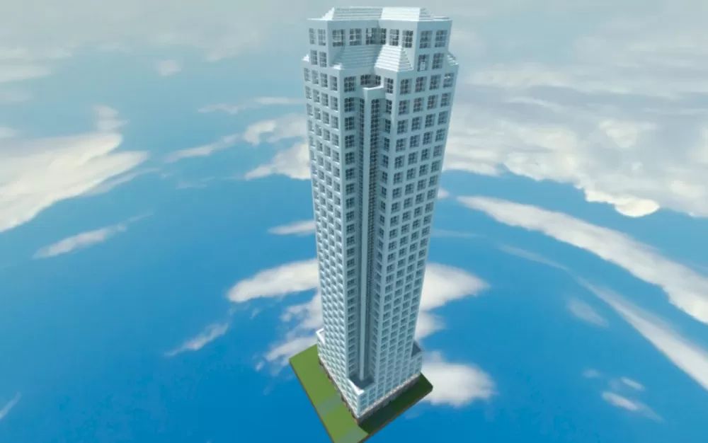 Skyscraper  schematic - building