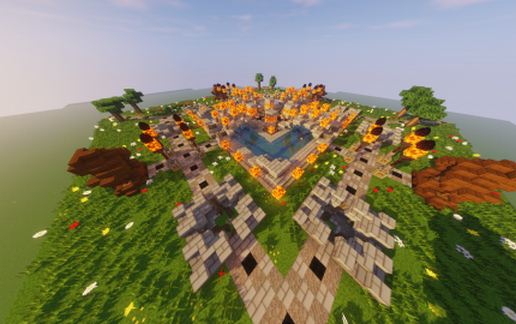 Minecraft Spawn - Show the YT video! schematic - building