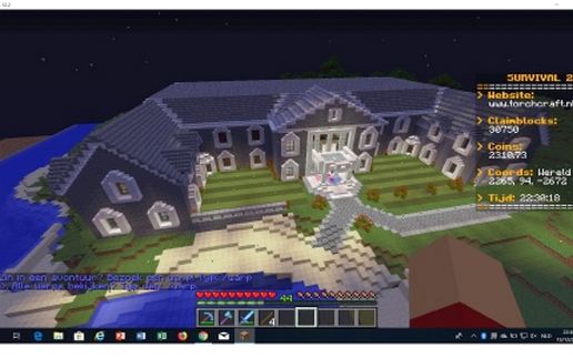 stone mansion schematic - building