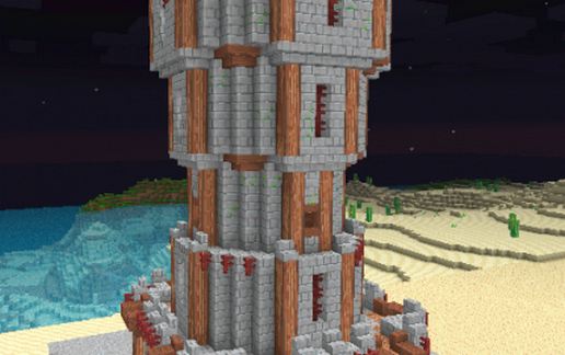 Herobrine's Tower schematic - building