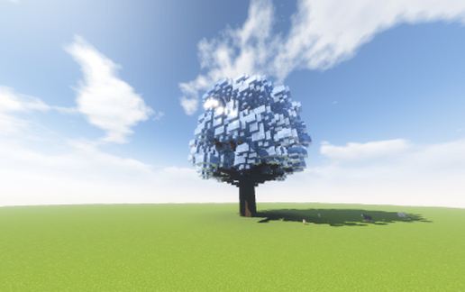 Giant Ice Tree schematic - building