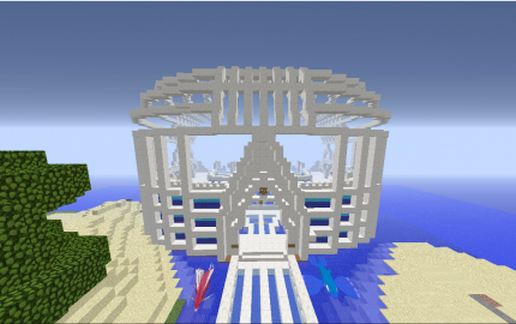 Ginasio Pixelmon Server schematic - building