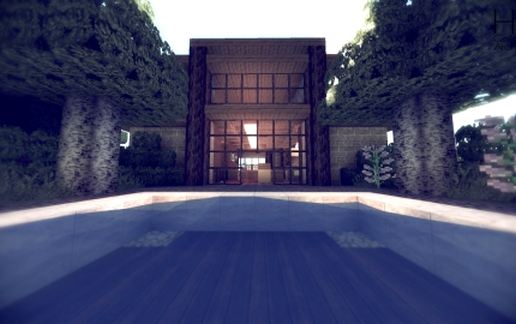 _-Nature-_ | Modern Survival House | 1.7.2 schematic - building