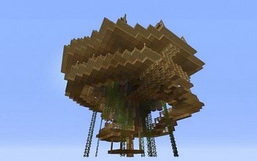 Floating island with stairs! schematic - building