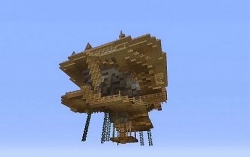 Floating island with stairs!