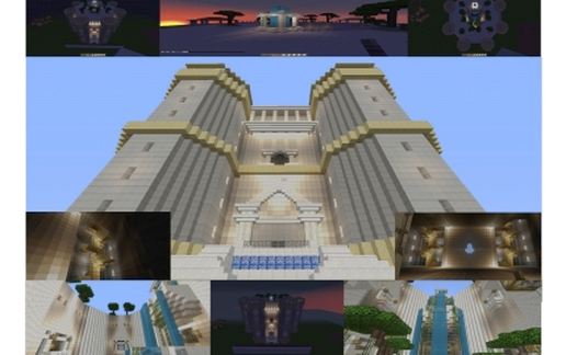 Castel del Monte schematic - building