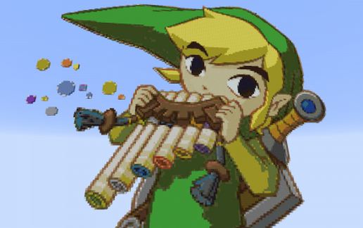 Legend of Zelda: Spirit Flute Link schematic - building