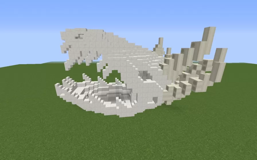 Dragon Skull schematic - building